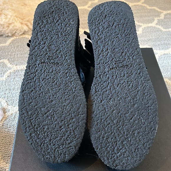 Coach shoes 8 fit like 39/9-9 1/2 fit big leather w flowers - Picture 8 of 9